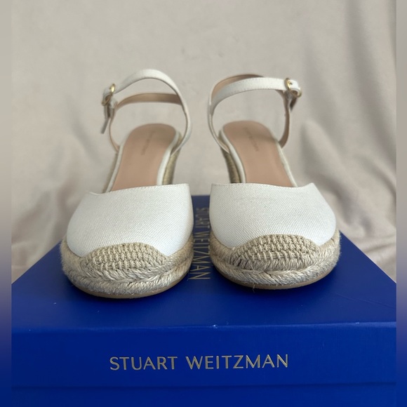 Stuart Weitzman White Espadrilles - Picture 3 of 7